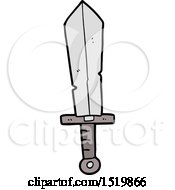 Poster, Art Print Of Cartoon Old Sword