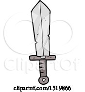 Cartoon Old Sword
