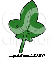 Cartoon Leaf by lineartestpilot