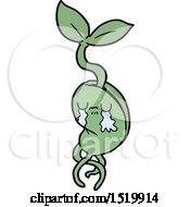 Cartoon Sprouting Seedling by lineartestpilot
