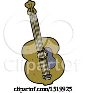 Cartoon Guitar by lineartestpilot