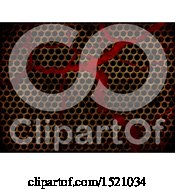 Poster, Art Print Of Perforated Metal Background