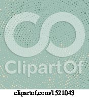 Poster, Art Print Of Green Halftone Dots Background