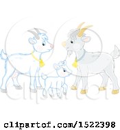 Poster, Art Print Of Goat Family