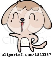 Poster, Art Print Of Cute Cartoon Dog