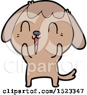 Poster, Art Print Of Cute Cartoon Dog
