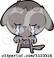 Cartoon Crying Dog