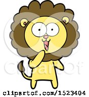 Happy Cartoon Lion