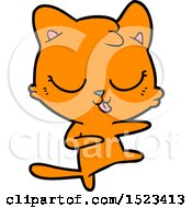 Poster, Art Print Of Cartoon Hissing Cat