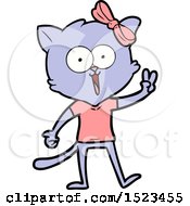 Poster, Art Print Of Cartoon Cat