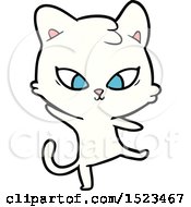 Poster, Art Print Of Cute Cartoon Cat