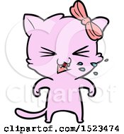 Poster, Art Print Of Cartoon Cat