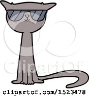 Poster, Art Print Of Cartoon Cool Cat