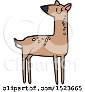 Cartoon Deer by lineartestpilot