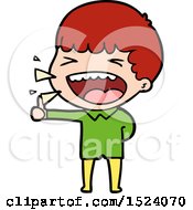 Cartoon Laughing Man