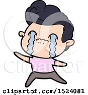 Cartoon Man Crying