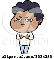 Cartoon Angry Man