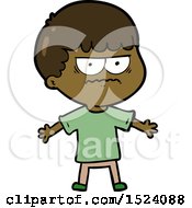 Cartoon Angry Man