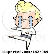 Cartoon Man Crying