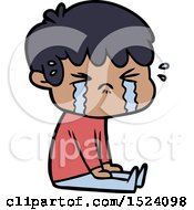 Cartoon Boy Crying