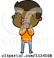 Cartoon Man Laughing