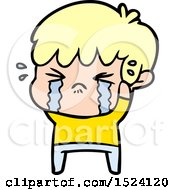 Cartoon Boy Crying