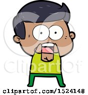 Cartoon Shocked Man