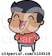 Cartoon Man Laughing