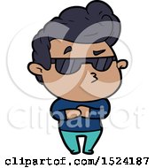 Cartoon Cool Guy