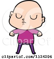 Cartoon Bald Man