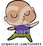 Cartoon Bald Man