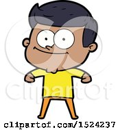 Cartoon Happy Man