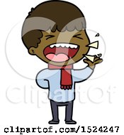 Cartoon Laughing Man