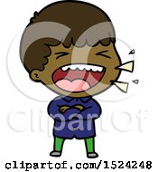 Cartoon Laughing Man