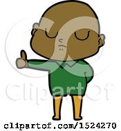 Cartoon Bald Man