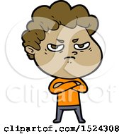 Cartoon Angry Man