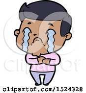 Cartoon Man Crying