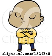 Cartoon Bald Man