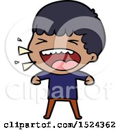 Cartoon Laughing Man