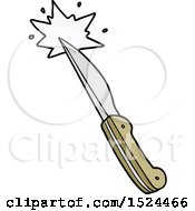 Cartoon Sharp Kitchen Knife