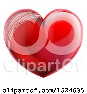 Poster, Art Print Of Heart Shaped Cricket Ball