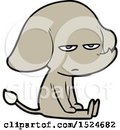 Annoyed Cartoon Elephant