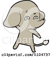 Poster, Art Print Of Cartoon Elephant Remembering