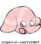 Shocked Cartoon Elephant Face