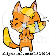Cartoon Sasd Little Fox
