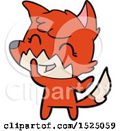Happy Cartoon Fox