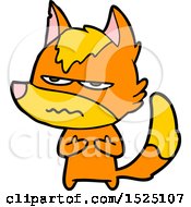 Cartoon Angry Fox