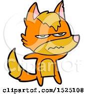 Poster, Art Print Of Cartoon Angry Fox