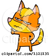 Poster, Art Print Of Cartoon Angry Fox