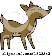 Poster, Art Print Of Happy Deer